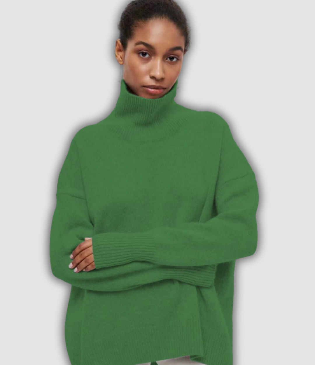 Luitgard - Pull col roulé confortable