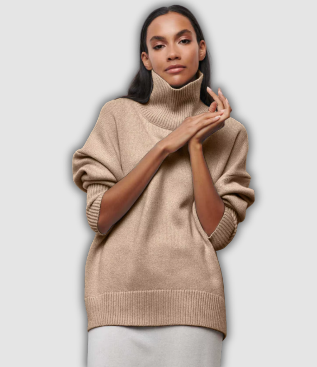 Luitgard - Pull col roulé confortable