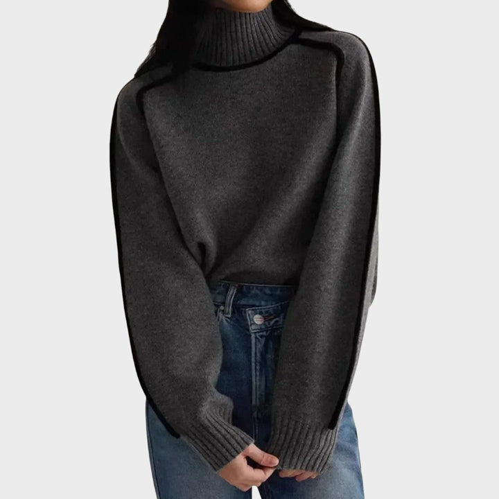 Donna | Pull à col montant élégant