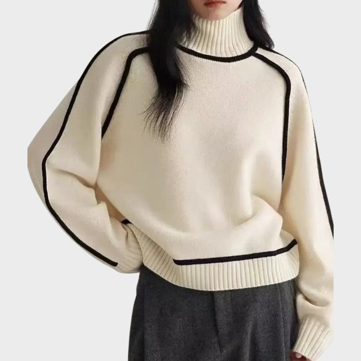 Donna | Pull à col montant élégant