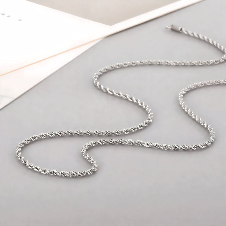 Chaine corde 4 mm en acier inoxydable